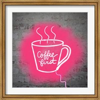 Framed Coffee First