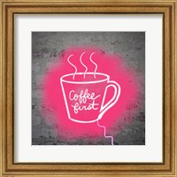 Framed Coffee First