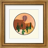 Framed Hot Air Desert