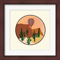 Framed Hot Air Desert