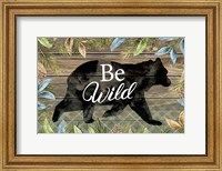 Framed Wild Bear