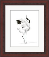 Framed Dancing Bird I