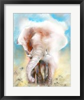 Framed Elephant Joy