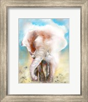 Framed Elephant Joy