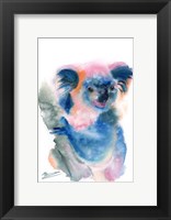 Framed Blue Koala