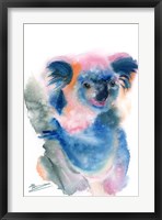 Framed Blue Koala