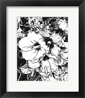 Framed BW Floral No. 6