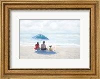 Framed Family Beach Day