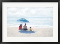 Framed Family Beach Day