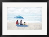 Framed Family Beach Day