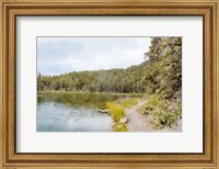 Framed Mountain Lakeshore No. 2