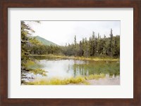 Framed Mountain Lakeshore No. 3