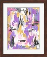 Framed Purple Abstract