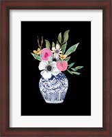 Framed Blue Vase III