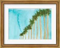 Framed Blue Skies And Palm Trees