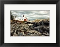 Framed Harbor Lighthouse I