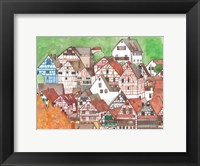 Framed Small Town
