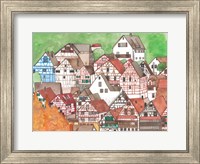 Framed Small Town