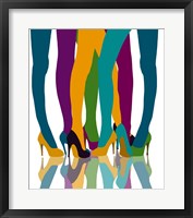 Framed Colorful Legs