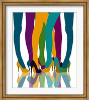 Framed Colorful Legs