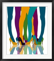 Framed Colorful Legs