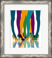 Framed Colorful Legs