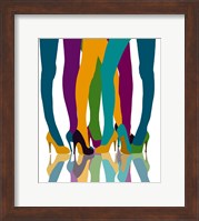 Framed Colorful Legs