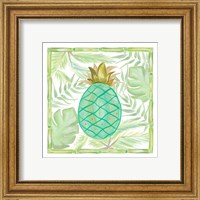 Framed 'Tropical Pineapple II' border=