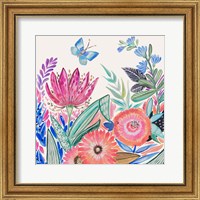 Framed Spring Flower Garden IV