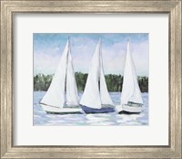 Framed White Sails