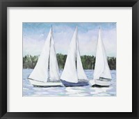 Framed White Sails