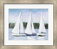 Framed White Sails