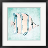 Framed 'Fish In The Sea II' border=