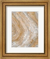 Framed Cool Earth Marble Abstract II