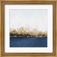 Framed Gold Forest Abstract