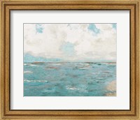Framed Coastal Teal Ocean