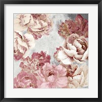 Framed Florals in Pink and Cream