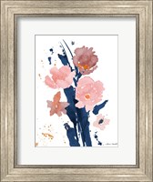 Framed Watercolor Pink Poppies II