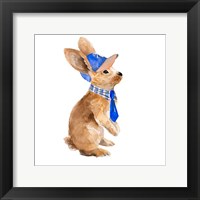 Framed Trendy Meadow Buddy I (Ball Cap and Tie)