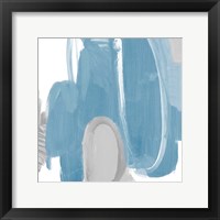 Catching The Tempo Blue I Framed Print