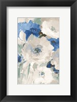 Framed Blue Flower Power II