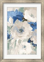 Framed Blue Flower Power II