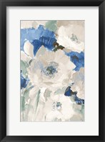 Blue Flower Power II Framed Print