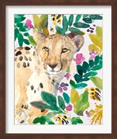 Framed Garden Cheetah