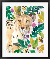 Framed Garden Cheetah