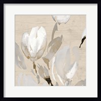 Framed Neutral Tulips I