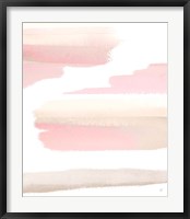 Framed Blush Pasture Abstract