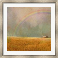 Framed After The Rain Rainbow
