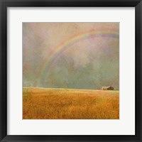 Framed After The Rain Rainbow