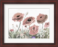 Framed Victory Pink Poppies II